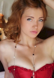 redhead girl in corset free pics
